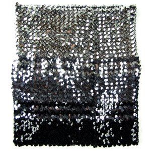 SALE! Sequin Silver Short Mini Skirt